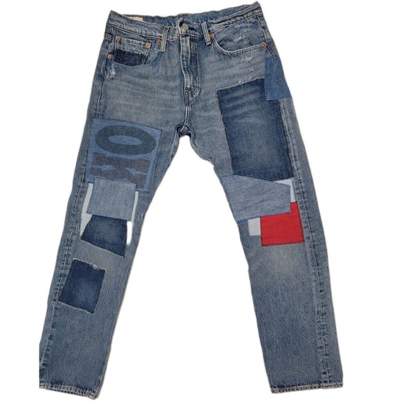 Levi's Other - LEVIS 512 SLIM TAPER FIT Patches 5- Pocket Zip Fly  Men's JEANS Size W 33   L30